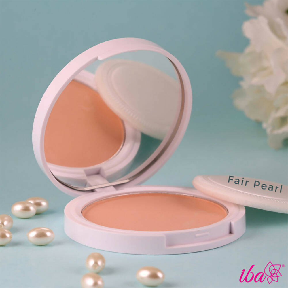 Iba Perfect Look Long-Wear Mattifying Compact SPF 15 - 01 Fair Pearl - Grab2buy