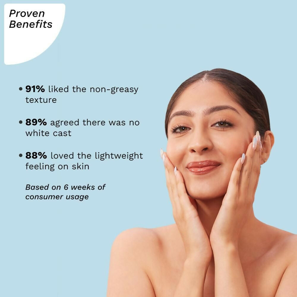 Pilgrim White Lotus Sunscreen Serum SPF 50 PA+++ - Grab2buy