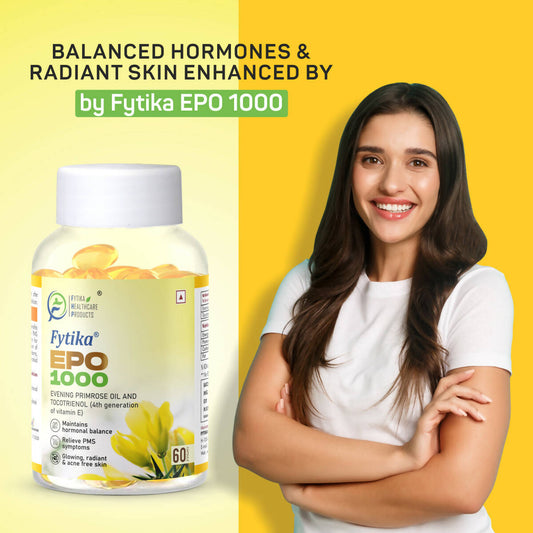 Fytika Epo 1000 Evening Primrose Oil and Tocotrienol Capsules - Grab2buy