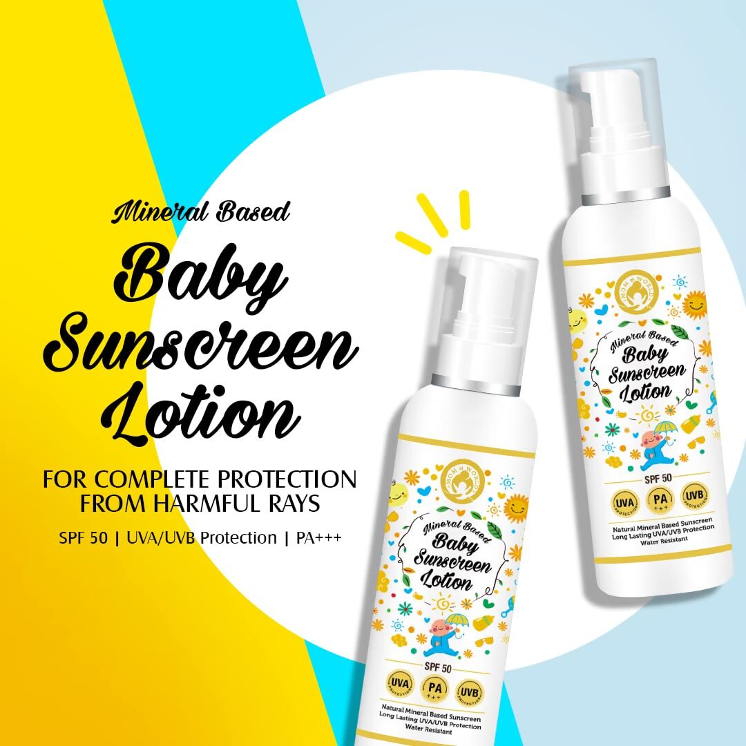 Mom & World Baby Sunscreen Lotion - Grab2buy