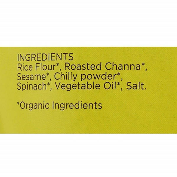 Pure & Sure Palak Chakli ingredients