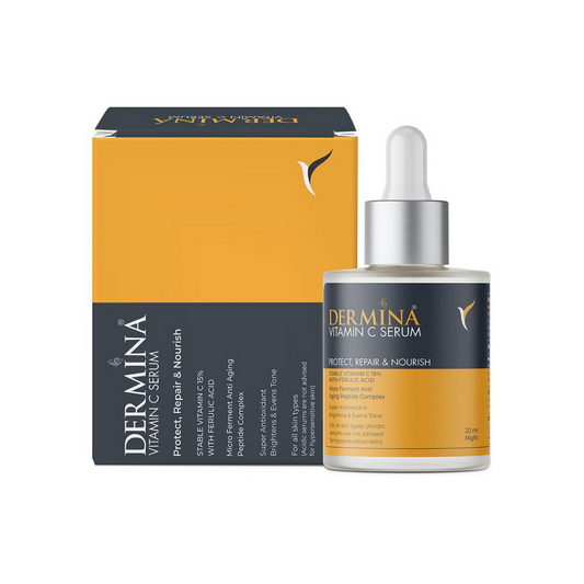 DERMINA Skin-brightening Vit C Serum – Protect, Repair, and Nourish Grab2Buy DERMINA Grab2Buy