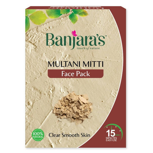 Banjara's Multani Mitti Face Pack Powder Grab2Buy Banjara's Grab2Buy