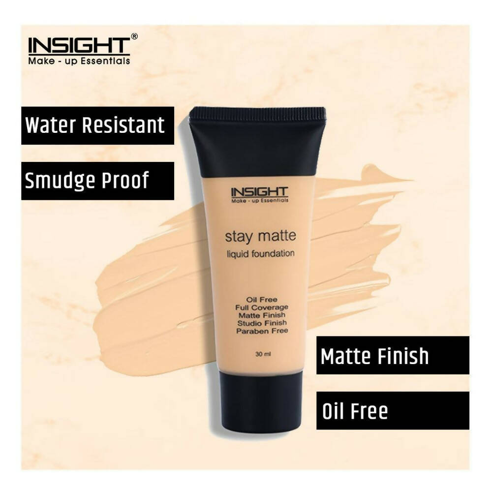 Insight Cosmetics Stay Matte Liquid Foundation - Classic Ivory - Grab2buy