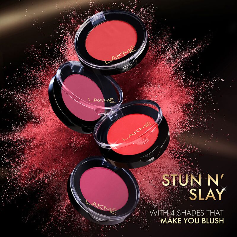 Lakme Face It Blush - Perfect Plum - Grab2buy