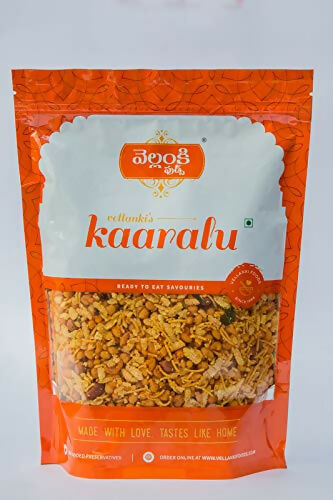 Vellanki Foods Namkeen Combo Pack (250g Each) - Muruku, Chegodi, Vampoosa, Mixture - Grab2buy