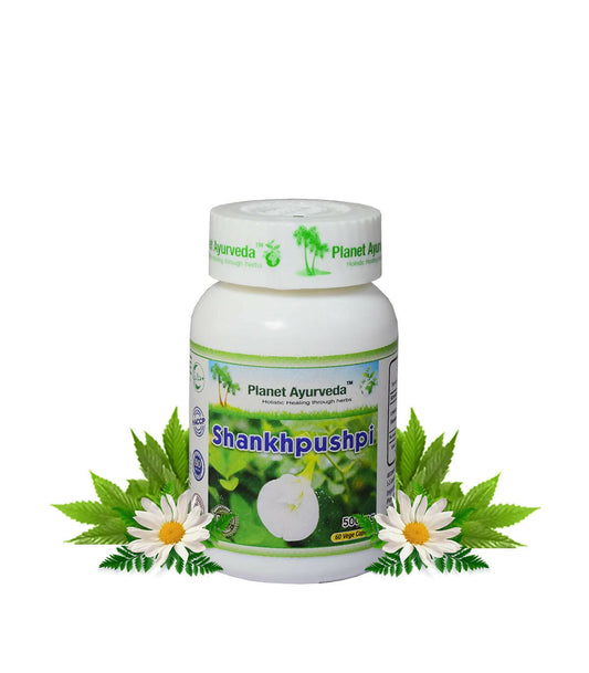 Planet Ayurveda Shankhpushpi Capsules - Grab2buy