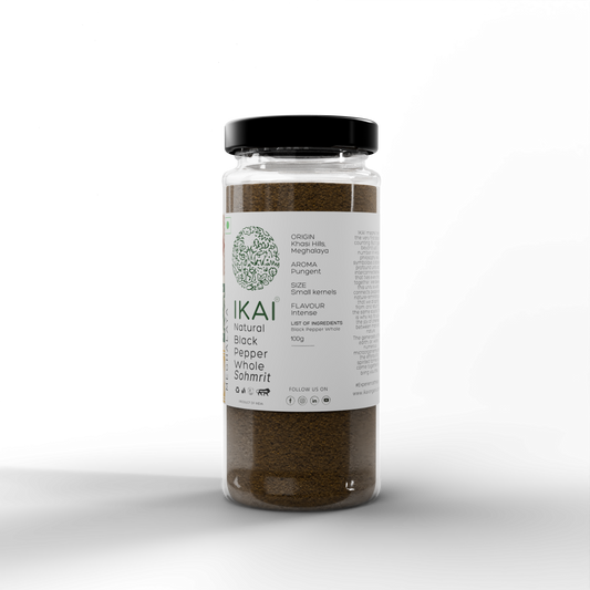 3 - Whole Natural Black Pepper - 100g