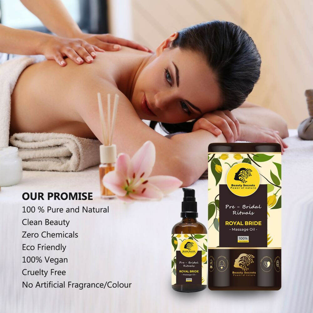 Beauty Secrets Royal Bride Body Massage Oil - Grab2buy