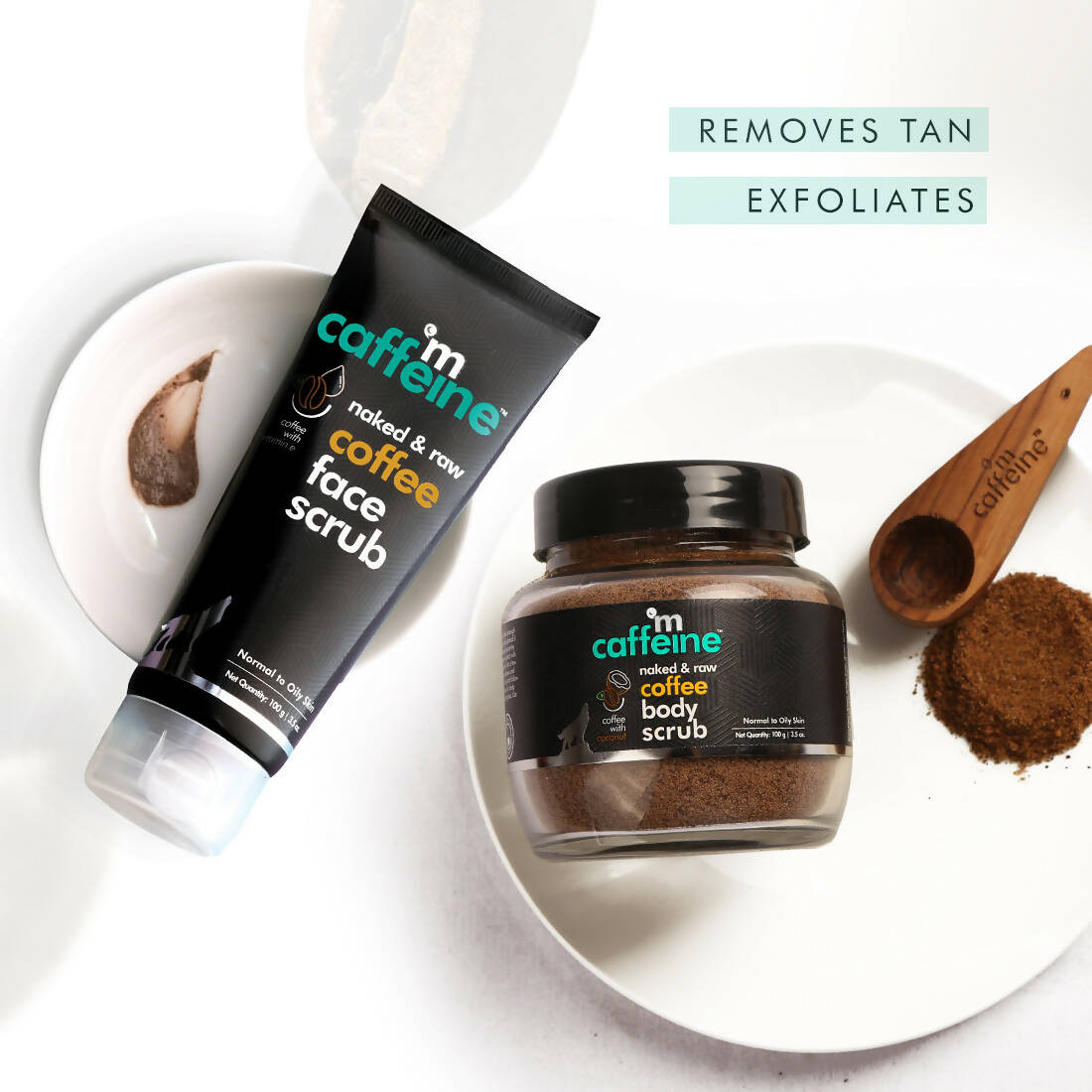 mCaffeine Exfoliation & Tan Removal Combo - Distacart