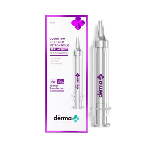The Derma Co 20000 PPM Kojic Acid Microneedle Face Serum Shot for Pigmentation & Skin Renewal Grab2Buy The Derma Co Grab2Buy