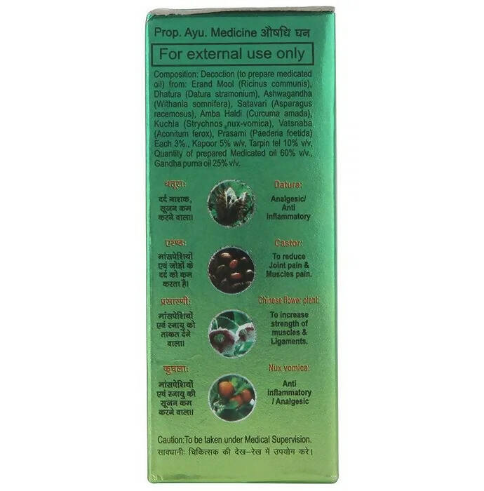 Baidyanath Jhansi Rhuma Oil - Grab2buy
