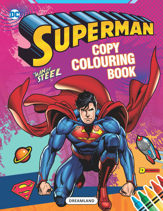 Dreamland Superman Copy Colouring Book : Children Drawing, Painting and Colouring Book