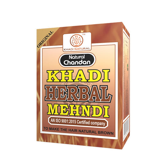 Khadi Natural Brown Mehndi for Hair - 75gm
