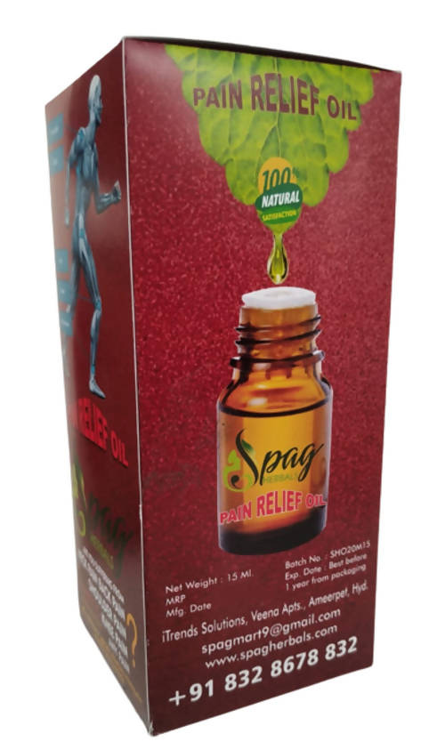 Spag Herbals Organic Pain Relief Oil - Grab2buy