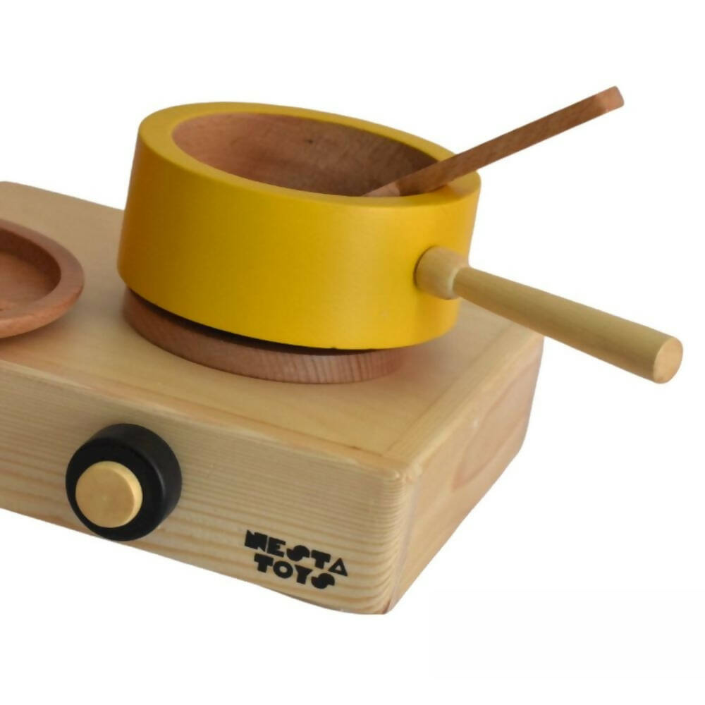Nesta Toys Kitchen Play Set | Beech Wood Cooking Set - Grab2buy