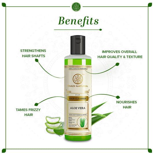 Khadi Natural Aloe vera Hair Cleanser Grab2Buy Khadi Natural Grab2Buy