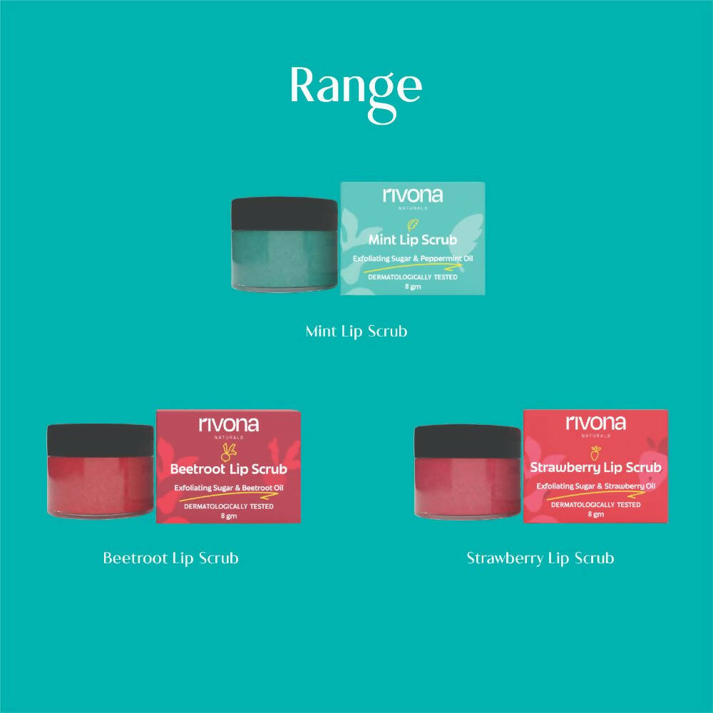 Rivona Naturals Mint Lip Scrub - Grab2buy