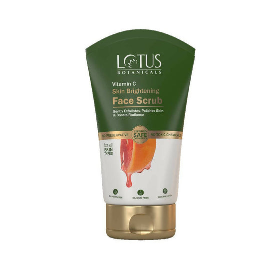 Lotus Botanicals Vitamin C Skin Brightening Face Scrub | Swadesiicart