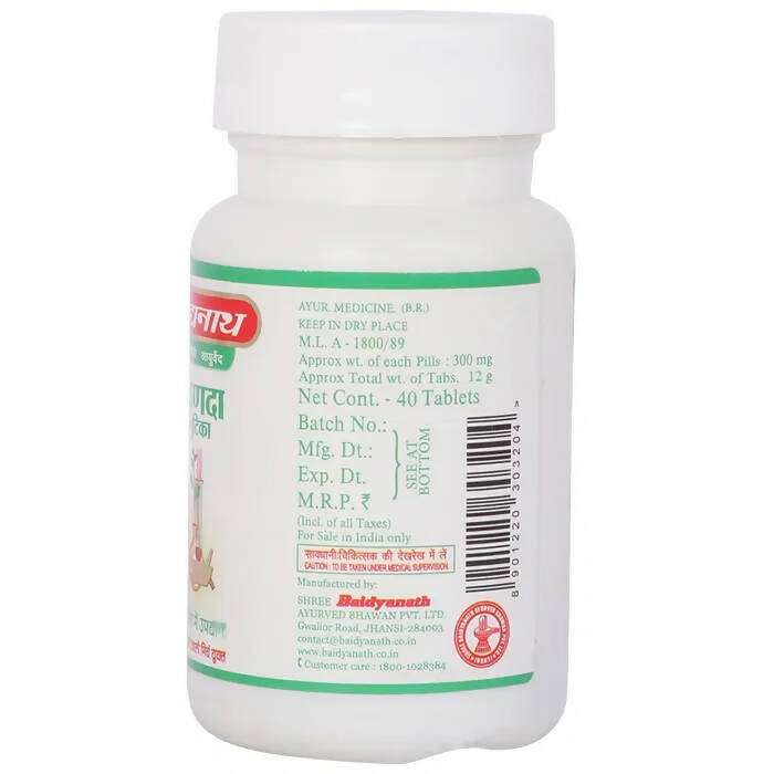 Baidyanath Jhansi Pranda Gutika Tablets - Grab2buy