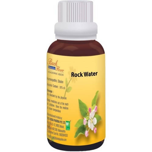 Bio India Homeopathy Bach Flower Rock Water Dilution | Grab2Buy