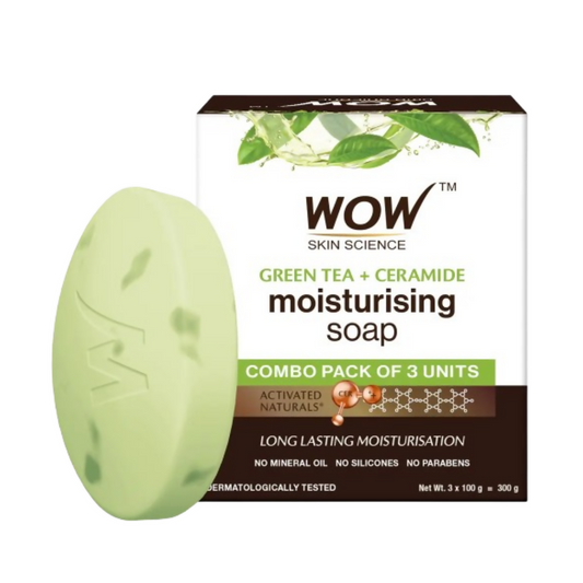 Wow Skin Science Green Tea & Ceramide Moisturizing Soap Grab2Buy Wow Skin Science Grab2Buy