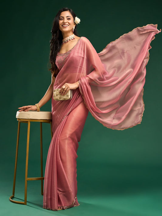 kasee Beads and Stones Saree
