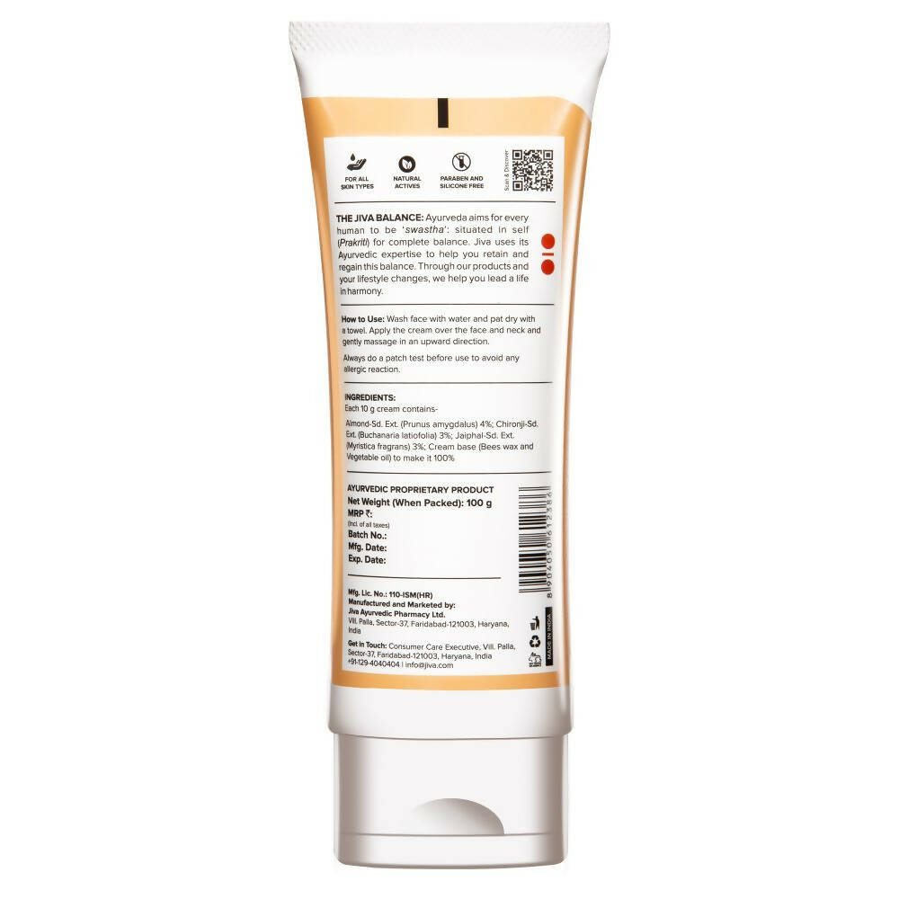 Jiva Ayurveda Almond Cream - Distacart
