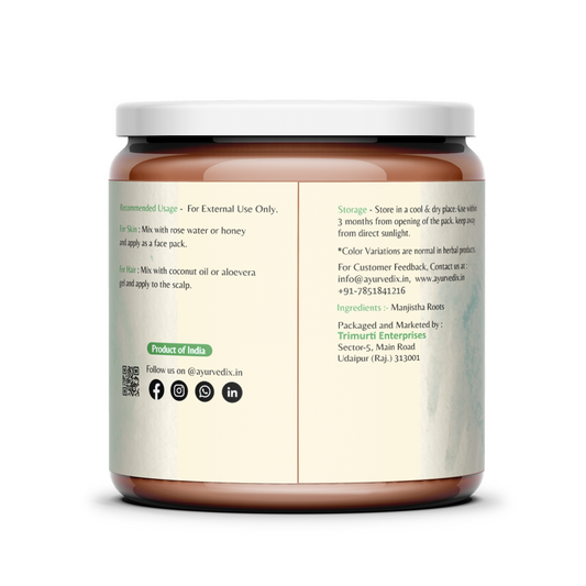 Manjistha Powder Back