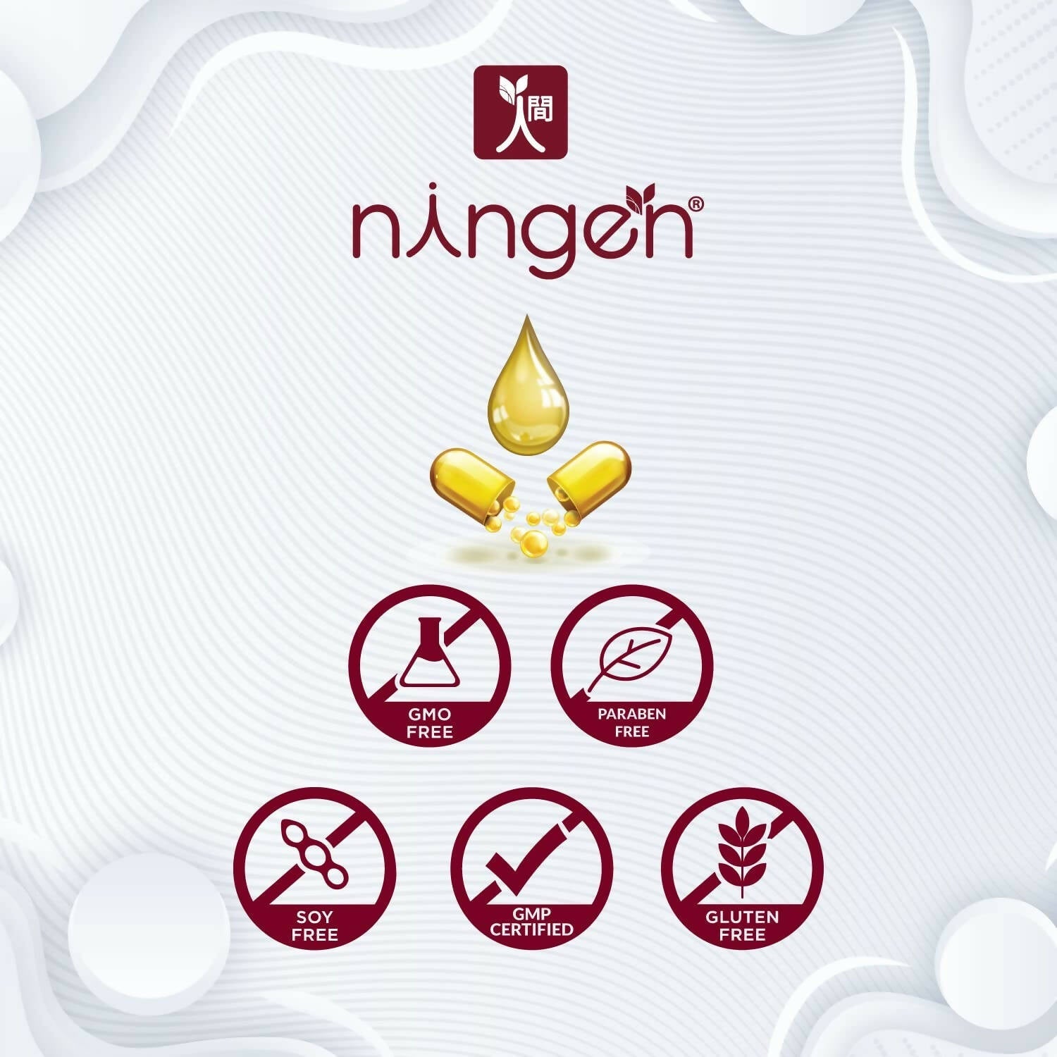 Ningen Almond Oil Capsules - Grab2buy