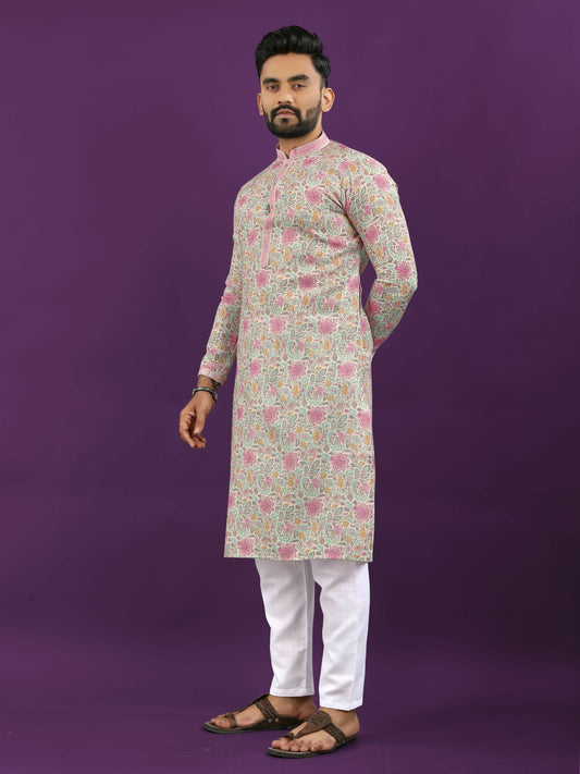 Anaita Pink Digital Print Kurta