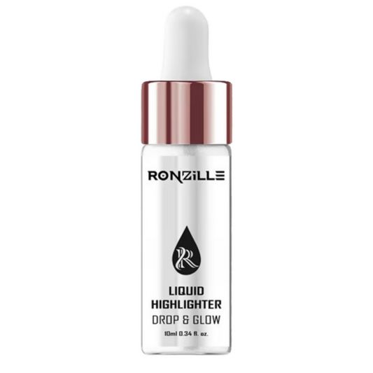 Ronzille Smooth Shine Liquid Illuminator Face Highlighter 3D Glow - Silver