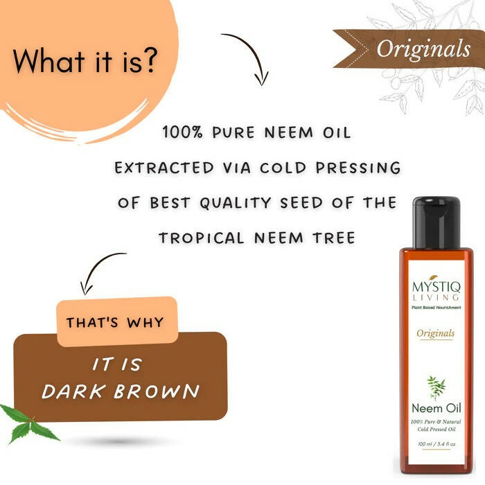 Mystiq Living Originals Neem Oil - Grab2buy