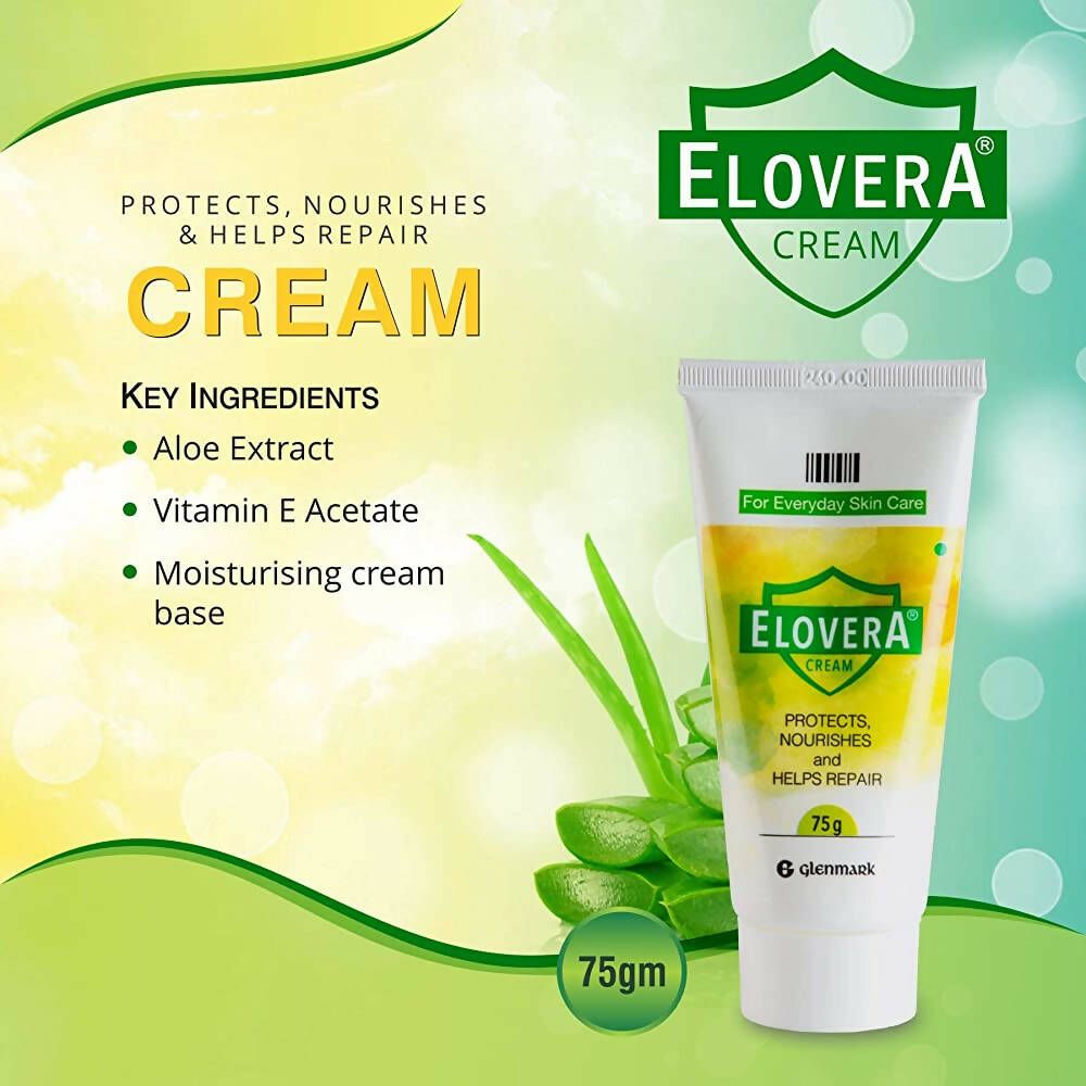Glenmark Elovera Cream for Everyday Skin Care - Grab2buy