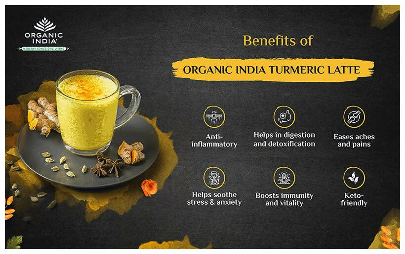 Organic India Turmeric Latte Instant Premix - Grab2buy
