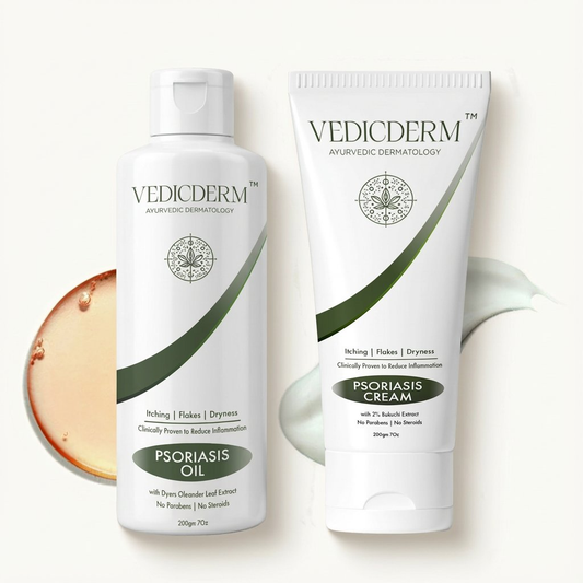 VedicDerm Sensitive Skin Bundle for Psoriasis, Eczema, Atopic Dermatitis Grab2Buy VedicDerm Grab2Buy