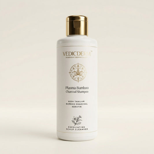 VedicDerm Plasma Bamboo Charcoal Shampoo for Psoriasis & Sensitive Scalp Grab2Buy VedicDerm Grab2Buy