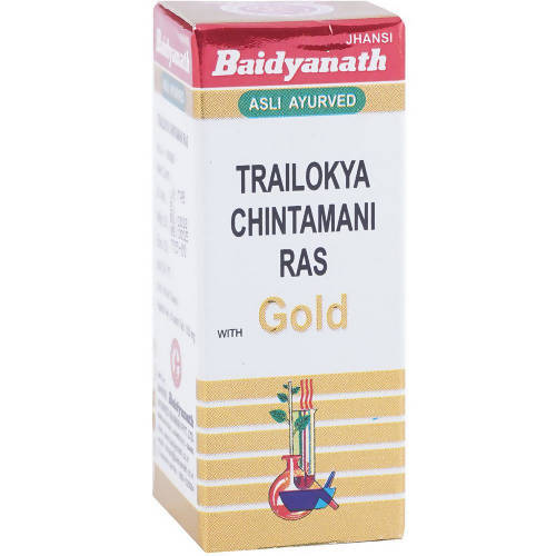 Baidyanath Jhansi Trailokya Chintamani Ras (With Gold) Grab2Buy Baidyanath Jhansi Grab2Buy