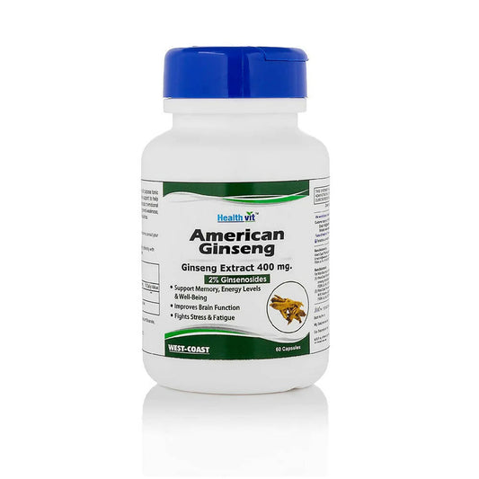Healthvit American Ginseng Capsules - Grab2buy