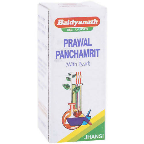 Baidyanath Jhansi Prawal Panchamrit Tablets (Moti Yukta) - Grab2buy