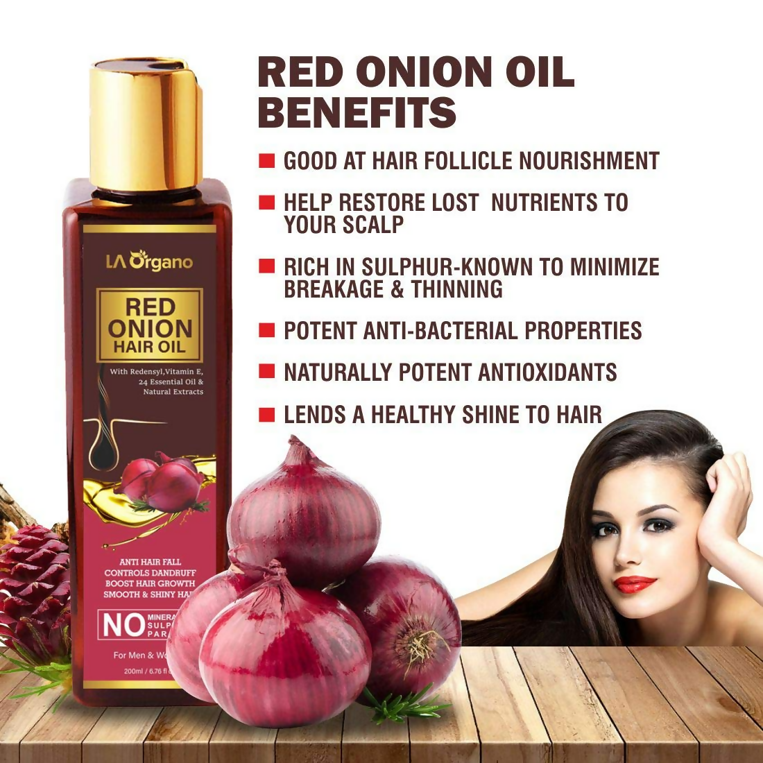 LA Organo Moroccan Multi-Purpose Hair Growth Oils Combo - Grab2buy