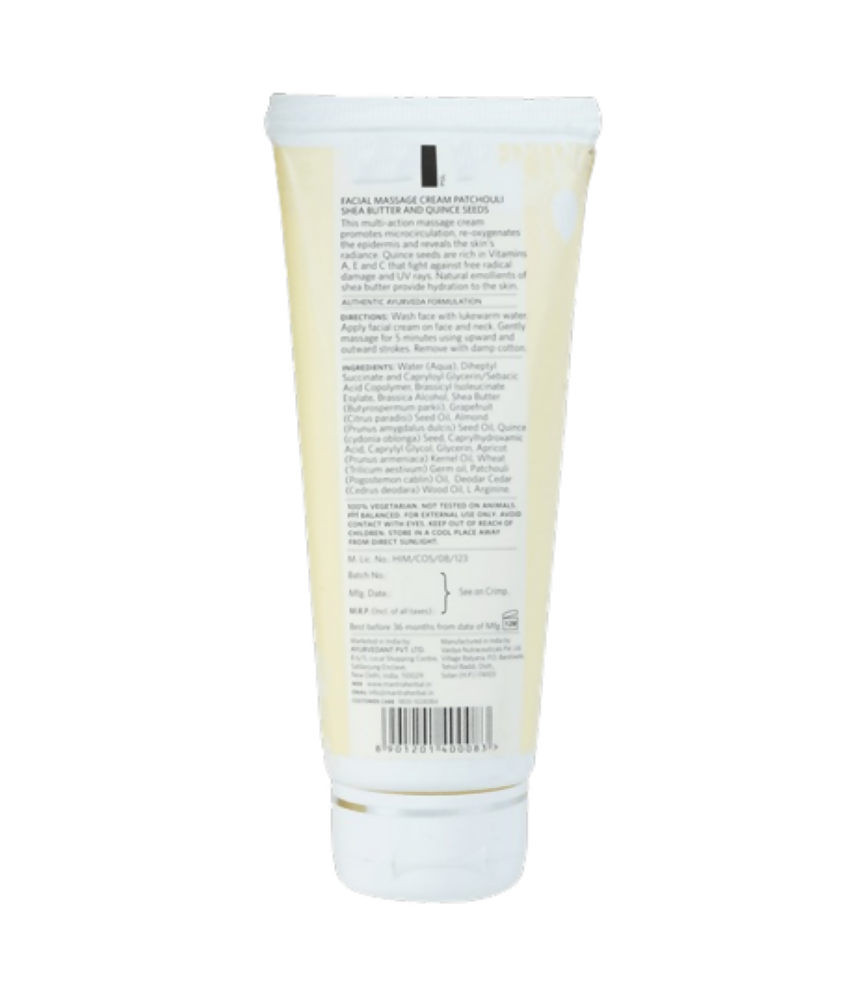 Mantra Herbal Facial Massage Cream Patchouli Shea Butter and Quince Seeds - Grab2buy