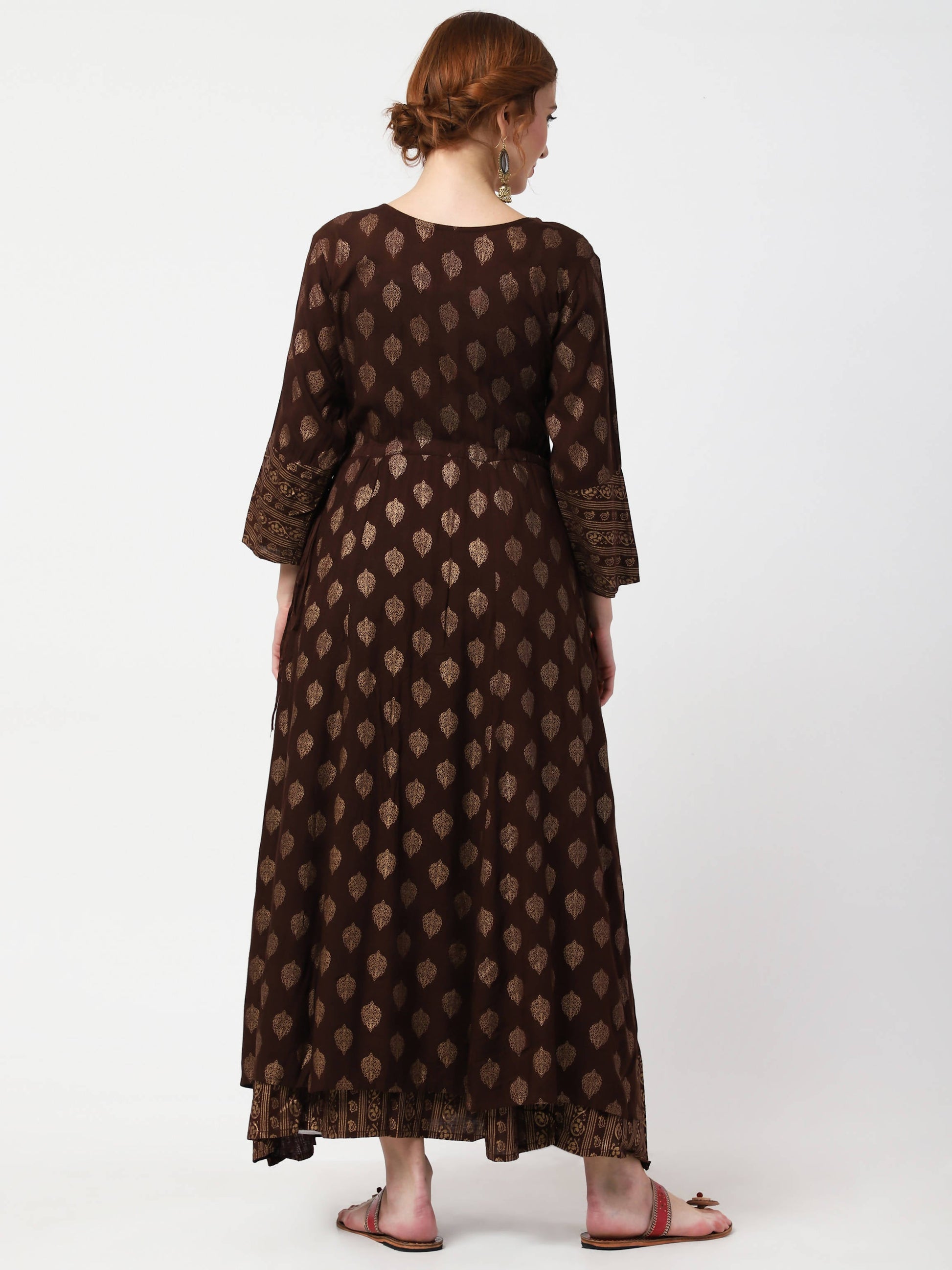 Cheera Double Layer Anarkali Dress - Distacart