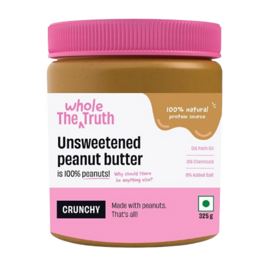 The Whole Truth Unsweetened Peanut Butter - Crunchy Grab2Buy The Whole Truth Grab2Buy