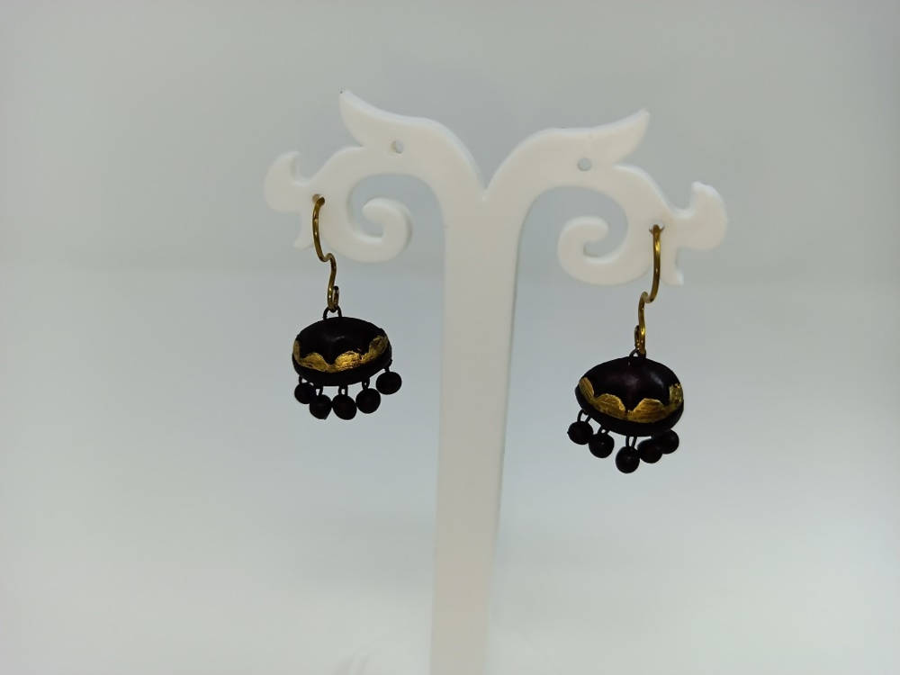 Terracotta Boho Style Jhumkas