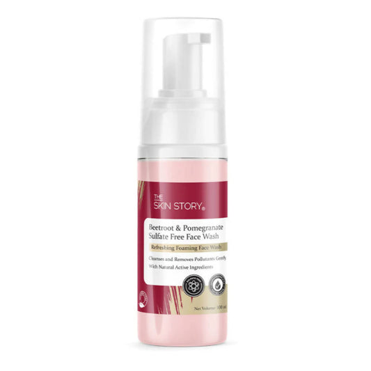 The Skin Story Beetroot & Pomegranate Sulfate Free Face wash Grab2Buy The Skin Story Grab2Buy