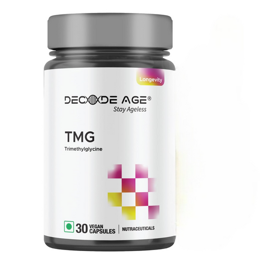 Decode Age TMG 98% Pure Trimethylglycine (TMG) Supplements Capsules Genie India