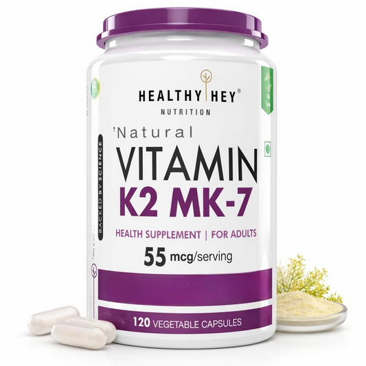 HealthyHey Nutrition Vitamin K2, MK-7 Capsules
