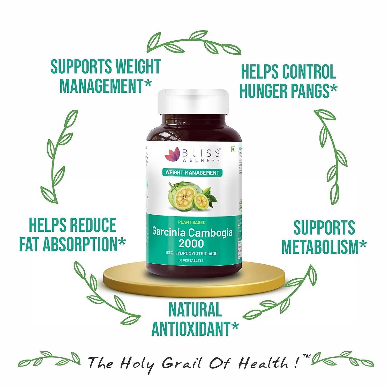 Bliss Welness Garcinia 2000 Tablets - Grab2buy