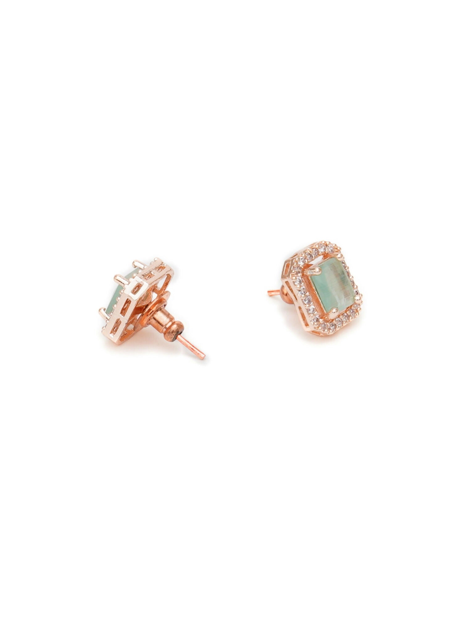 stone stud (mint green ) - Ruby Raang - Grab2buy